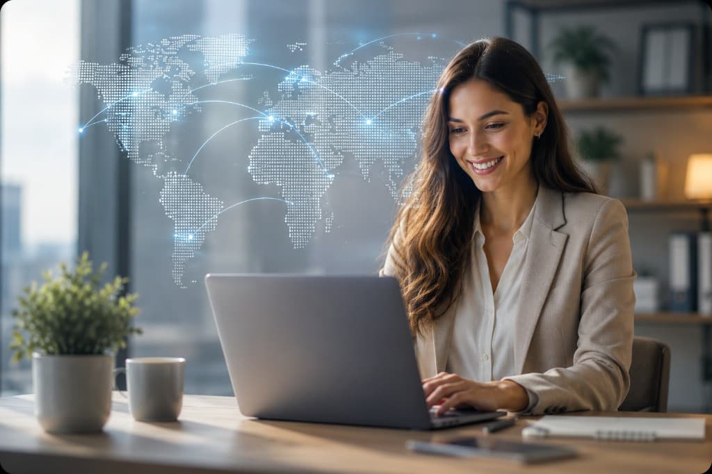 Professional working remotely with global opportunities across North Africa and Europe
